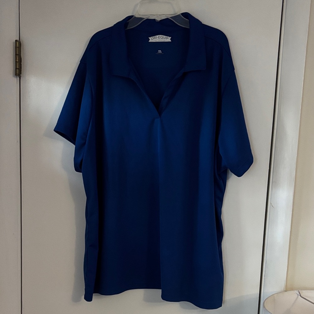 Women’s Dri-Equip Short Sleeve Racer Mesh Polo w/ v-neck and collar